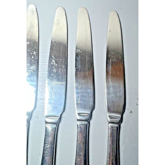 Cambridge Stainless Steel China Flatware Lot of 6 Butter‎ Cutters Heavy - Picture 3 of 16